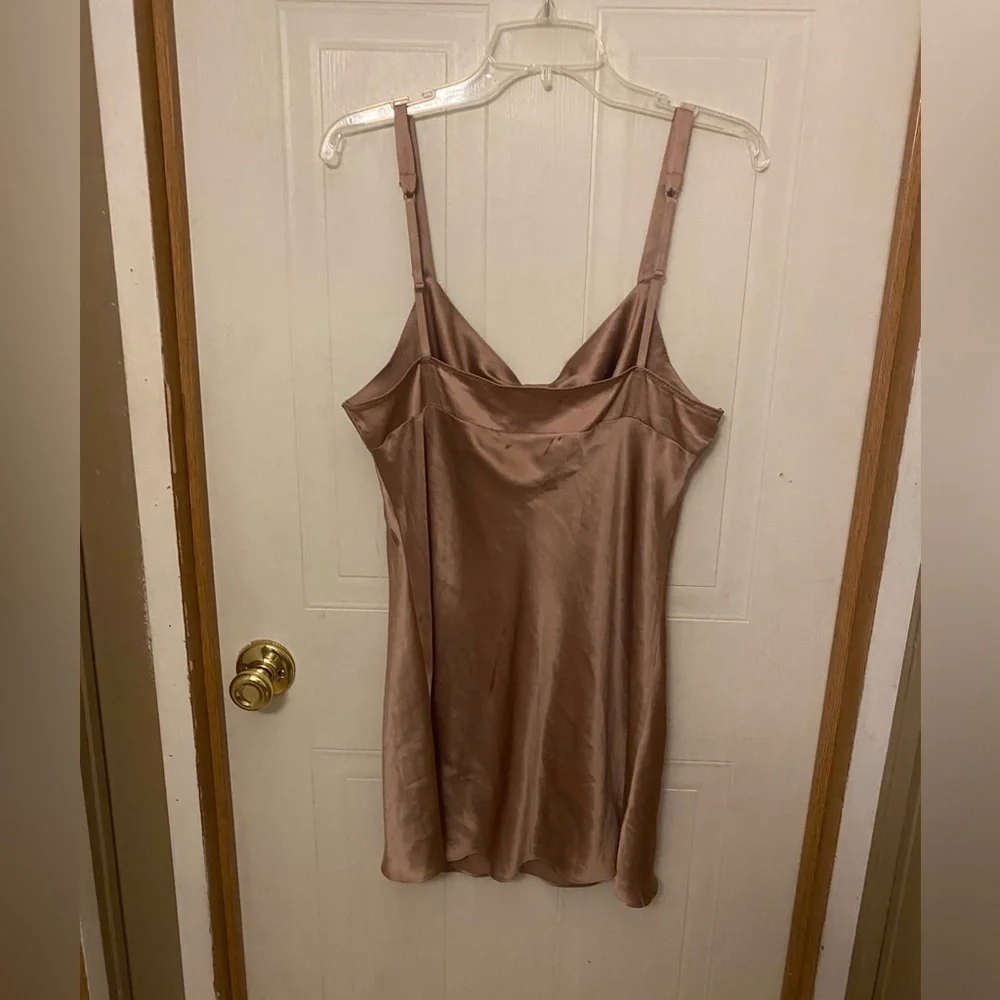 Victoria's Secret Satin Slip dress in Rose/Champagne Y2K